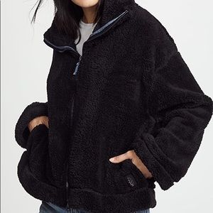 dazed high neck pullover jacket
